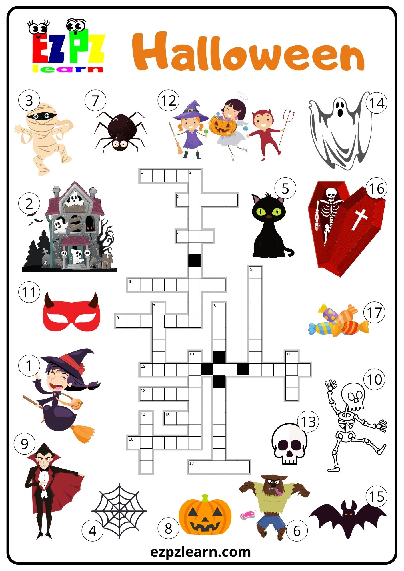 Halloween Crossword